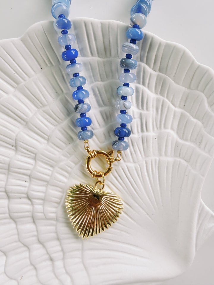 Marbled Necklace, Bead Girl Summer