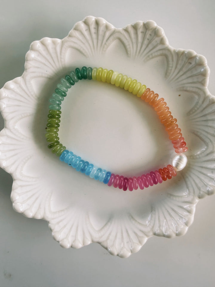 Horizon Gemstone Bracelets, Pearls