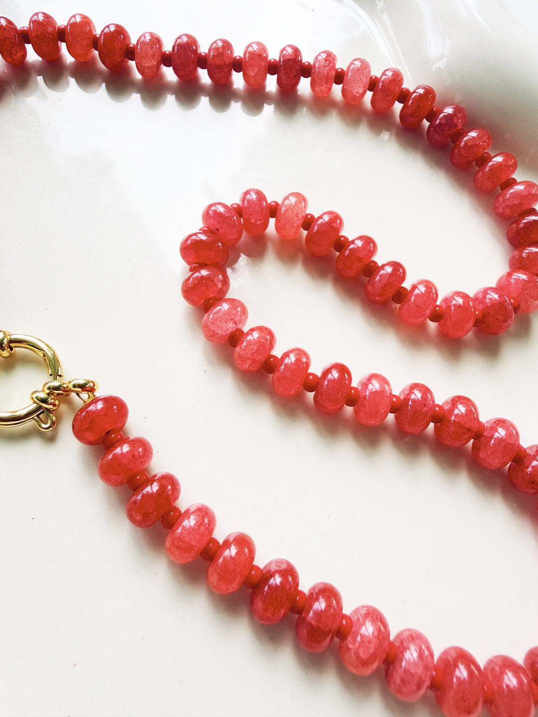 Red + White Necklaces, Game Day