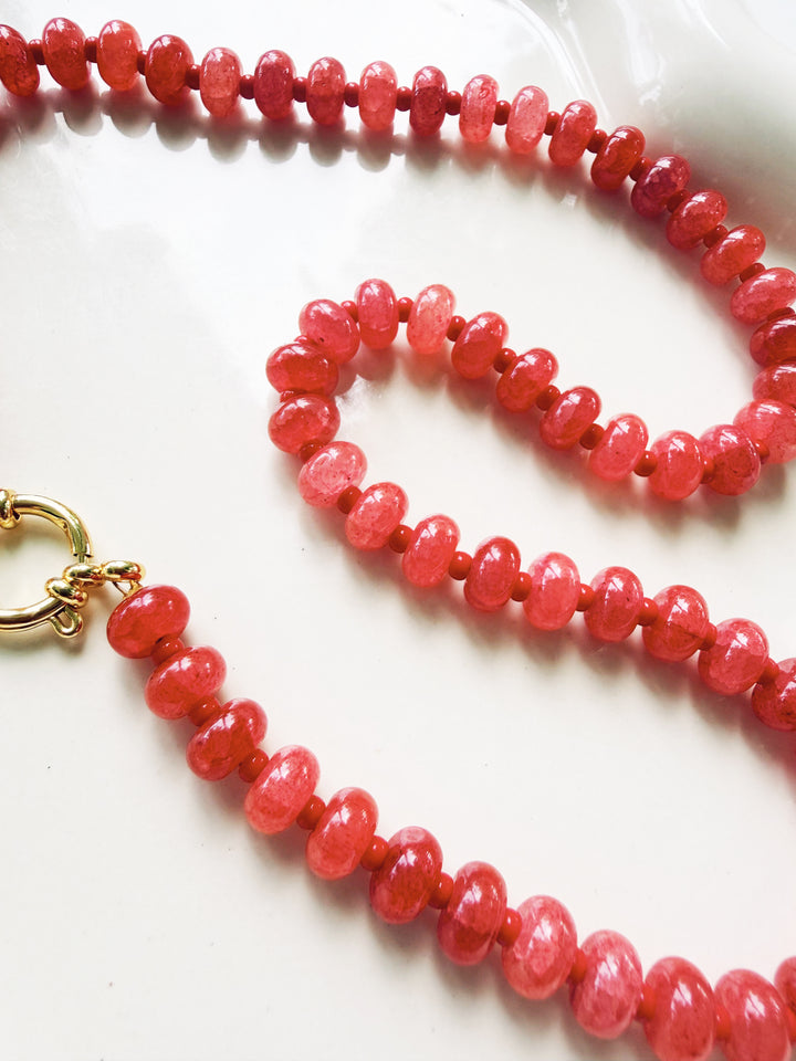 Red + White Necklaces, Game Day