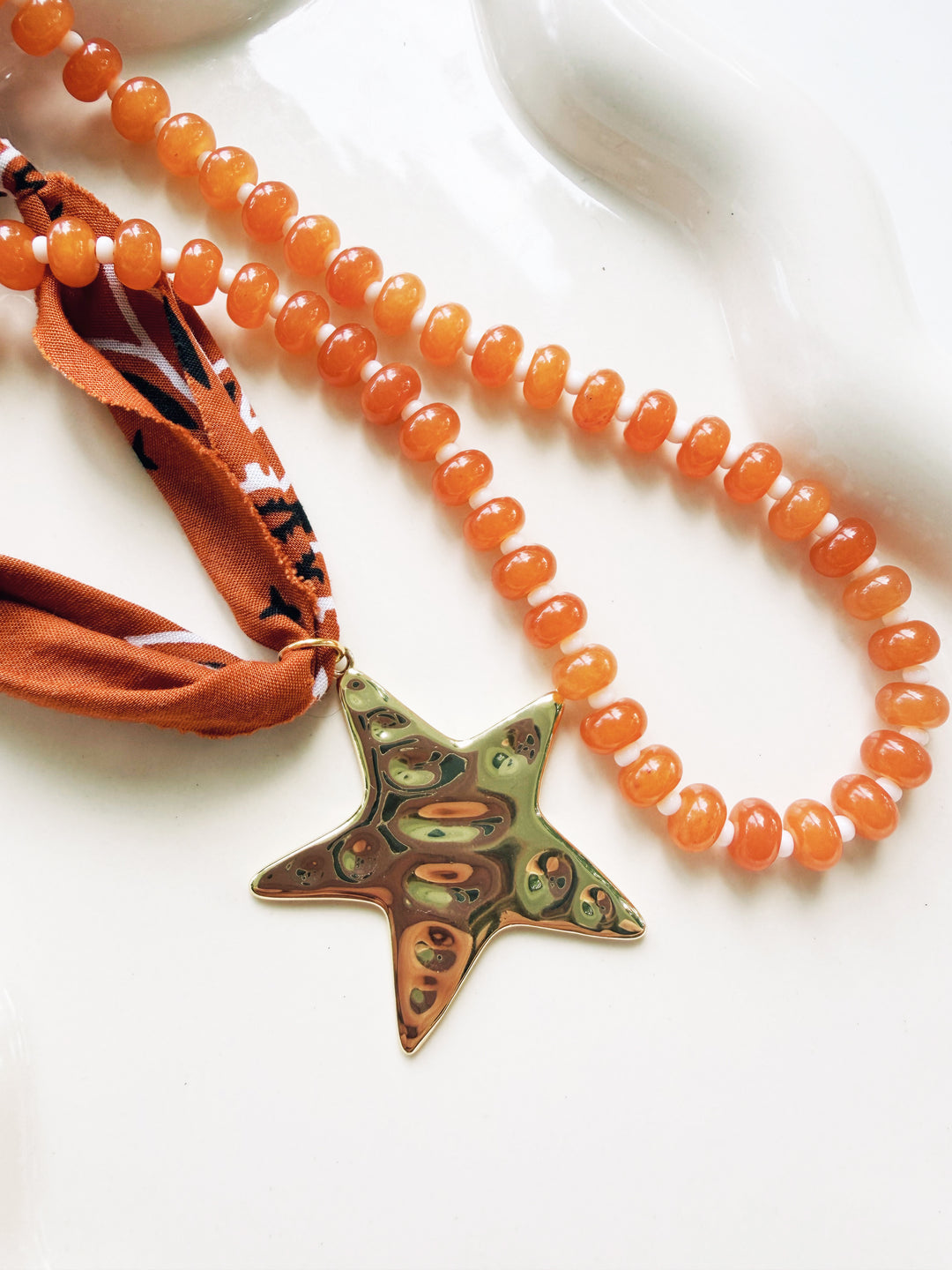 Burnt Orange Necklaces, Game Day