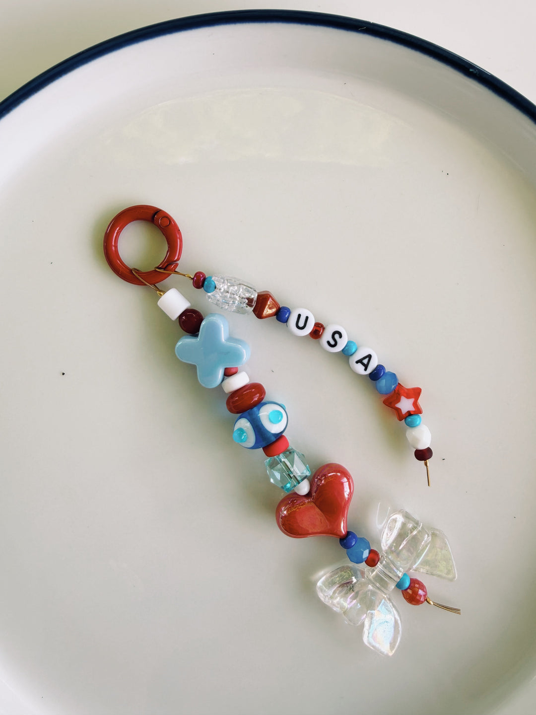Patriotic Bag Charms, America 250