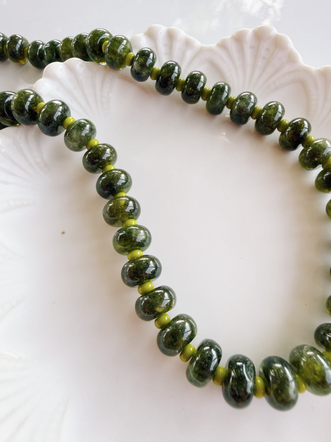 Laurel Gemstone Necklace