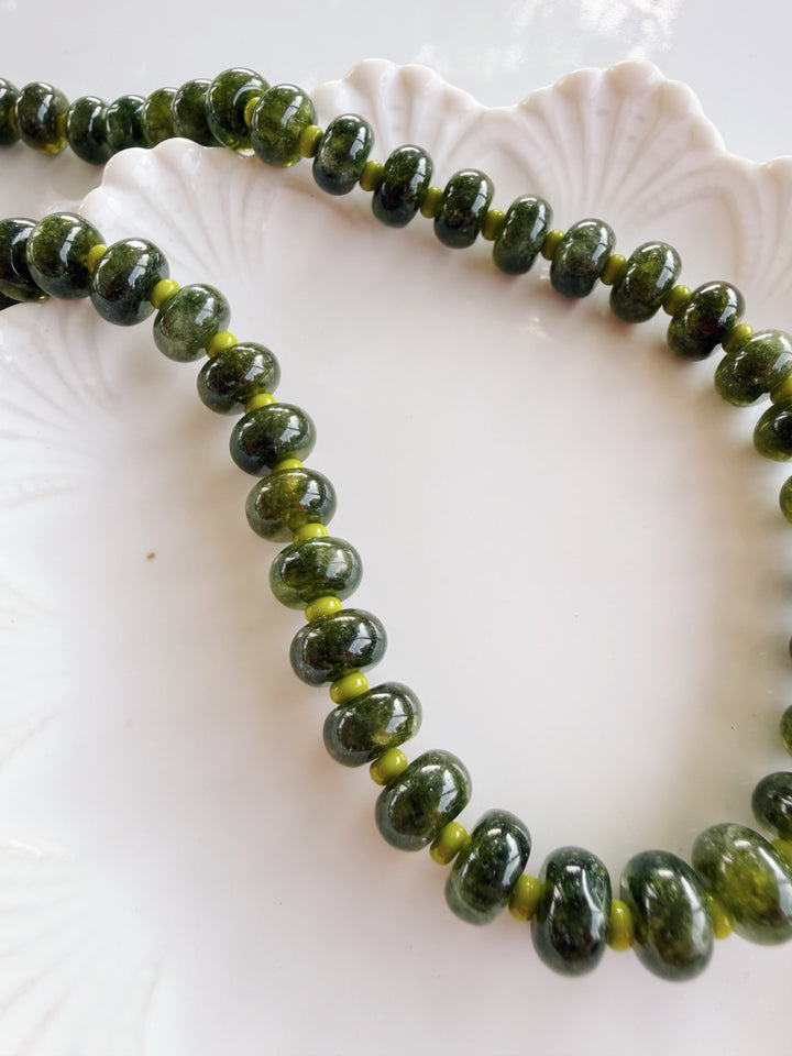 Laurel Gemstone Necklace