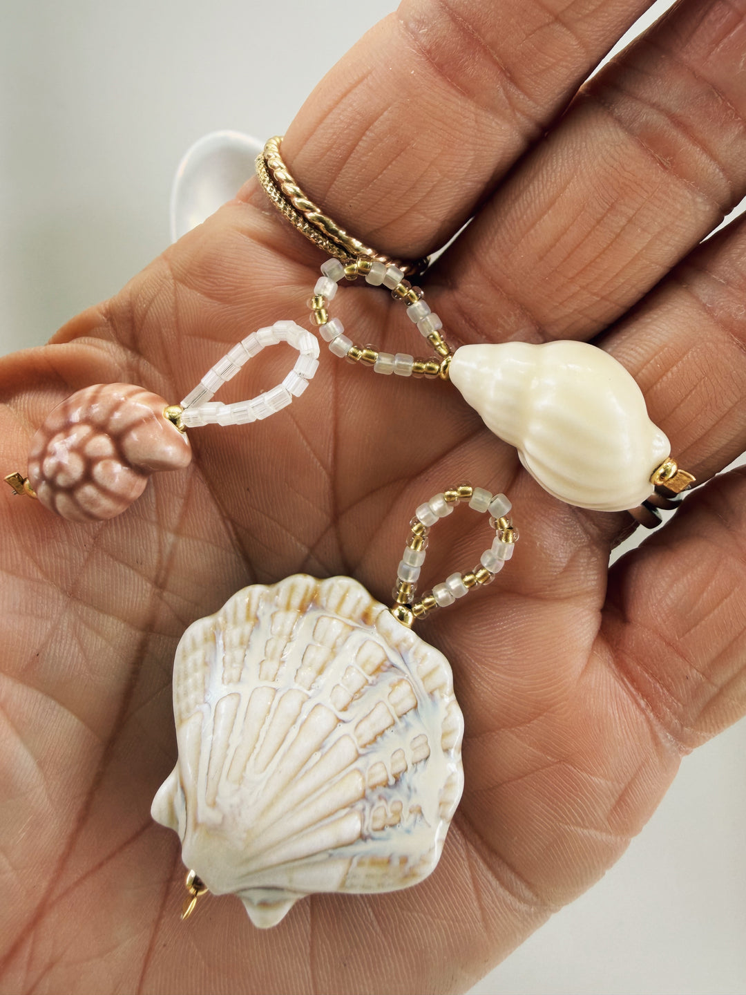 Coastal Beaded Charms, Sunkissed