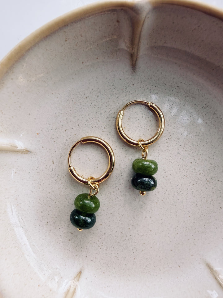 Gemstone Earrings, Sweater Weather