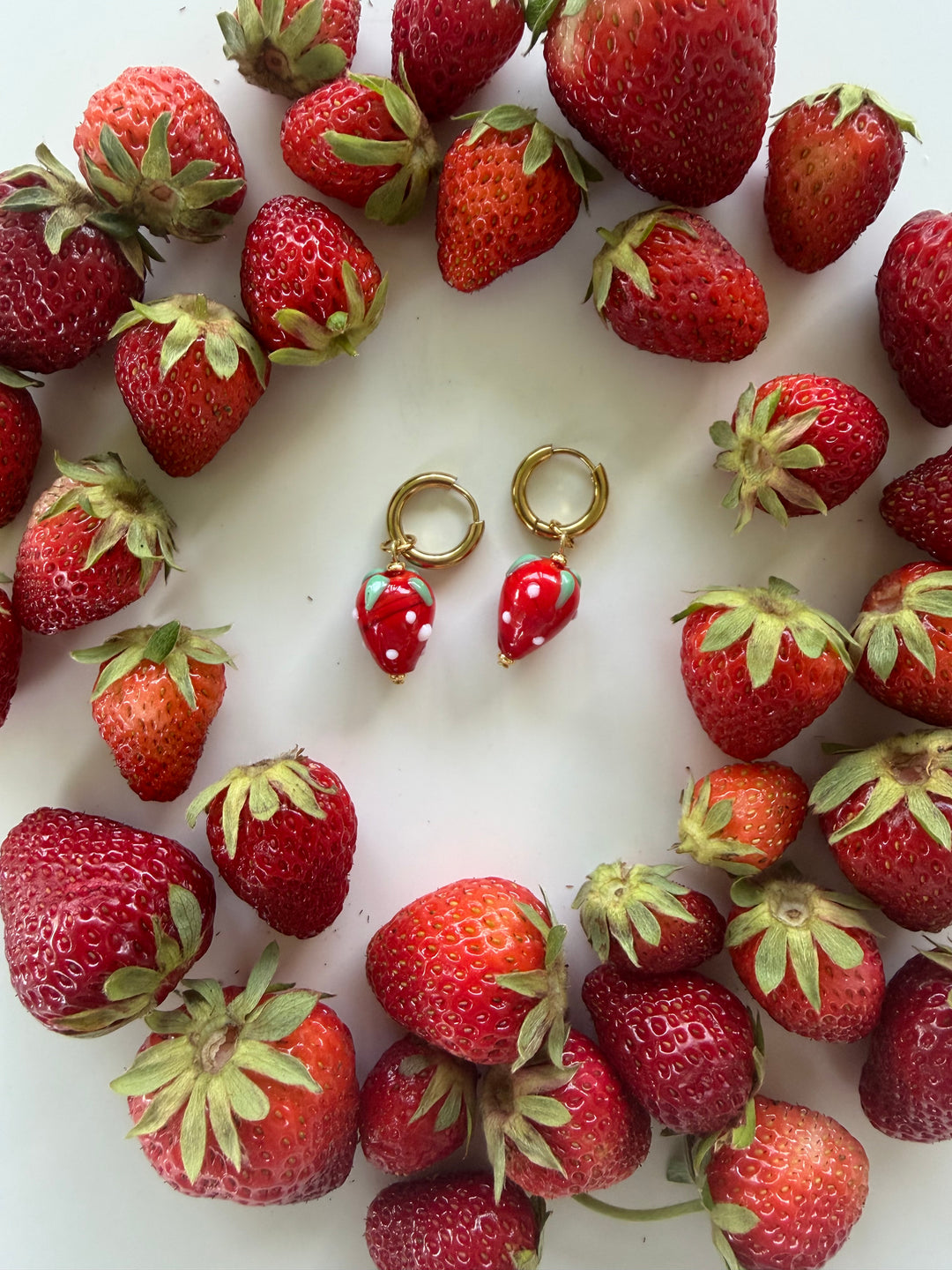 Strawberry Earrings, America 250