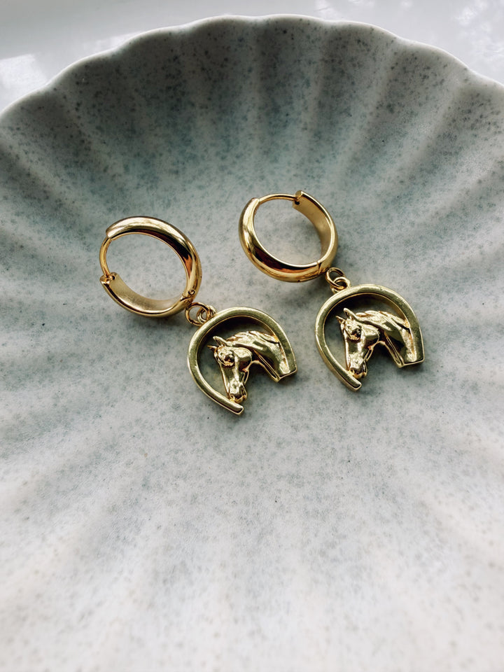 Horse Girl Earrings, Sweater Weather