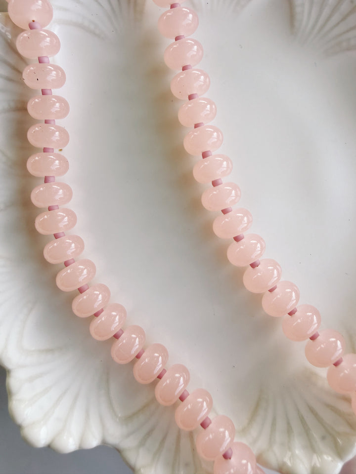 Peony Glass Necklace