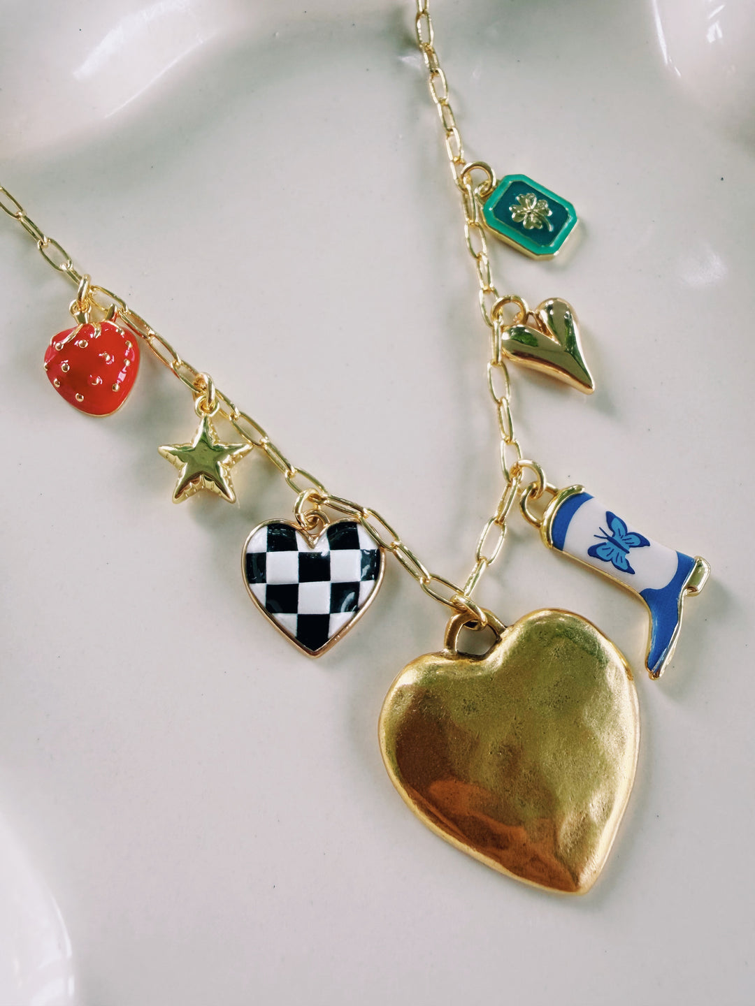 So Loved Charm Necklace, Charm Society