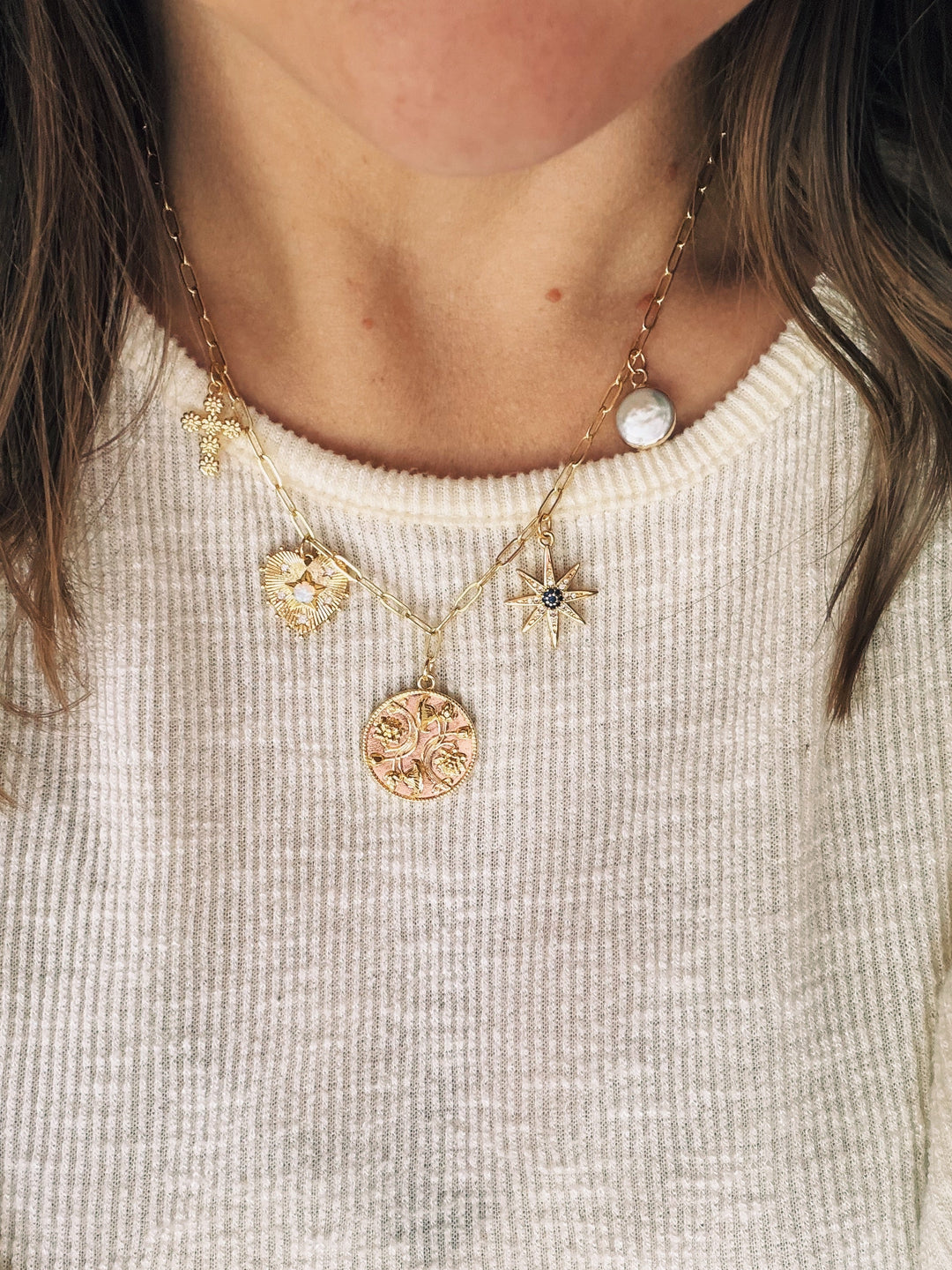 True North Charm Necklace, Charm Society