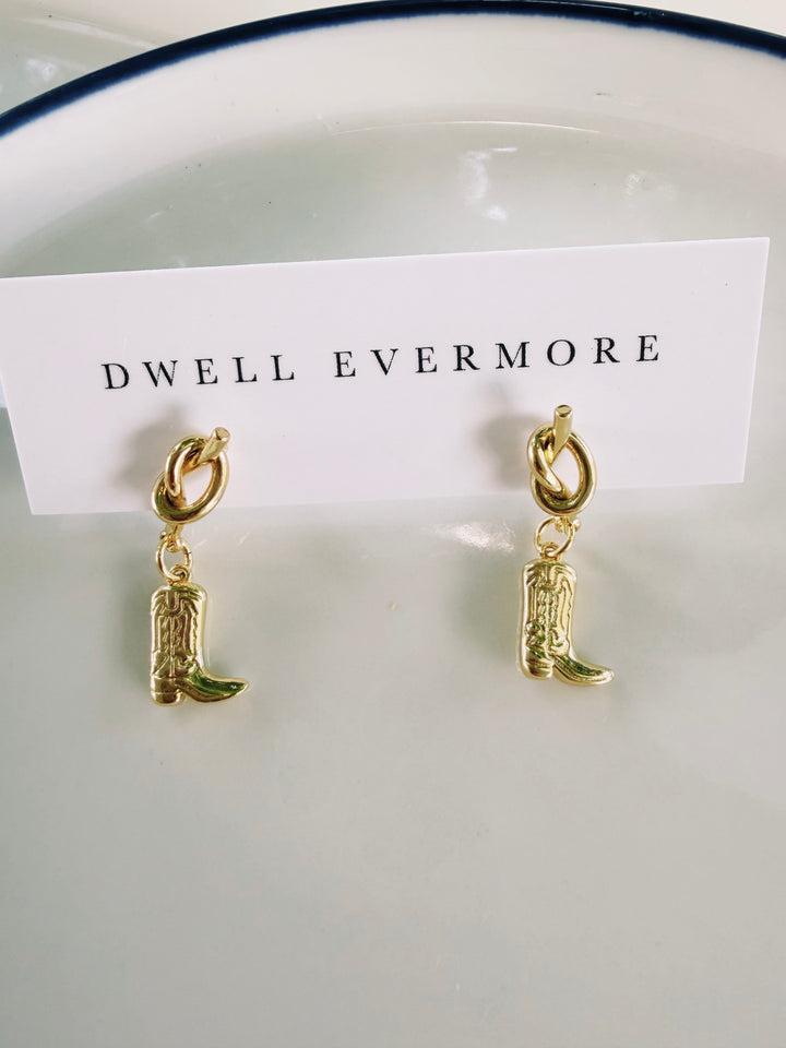 Cowgirl Earrings, America 250