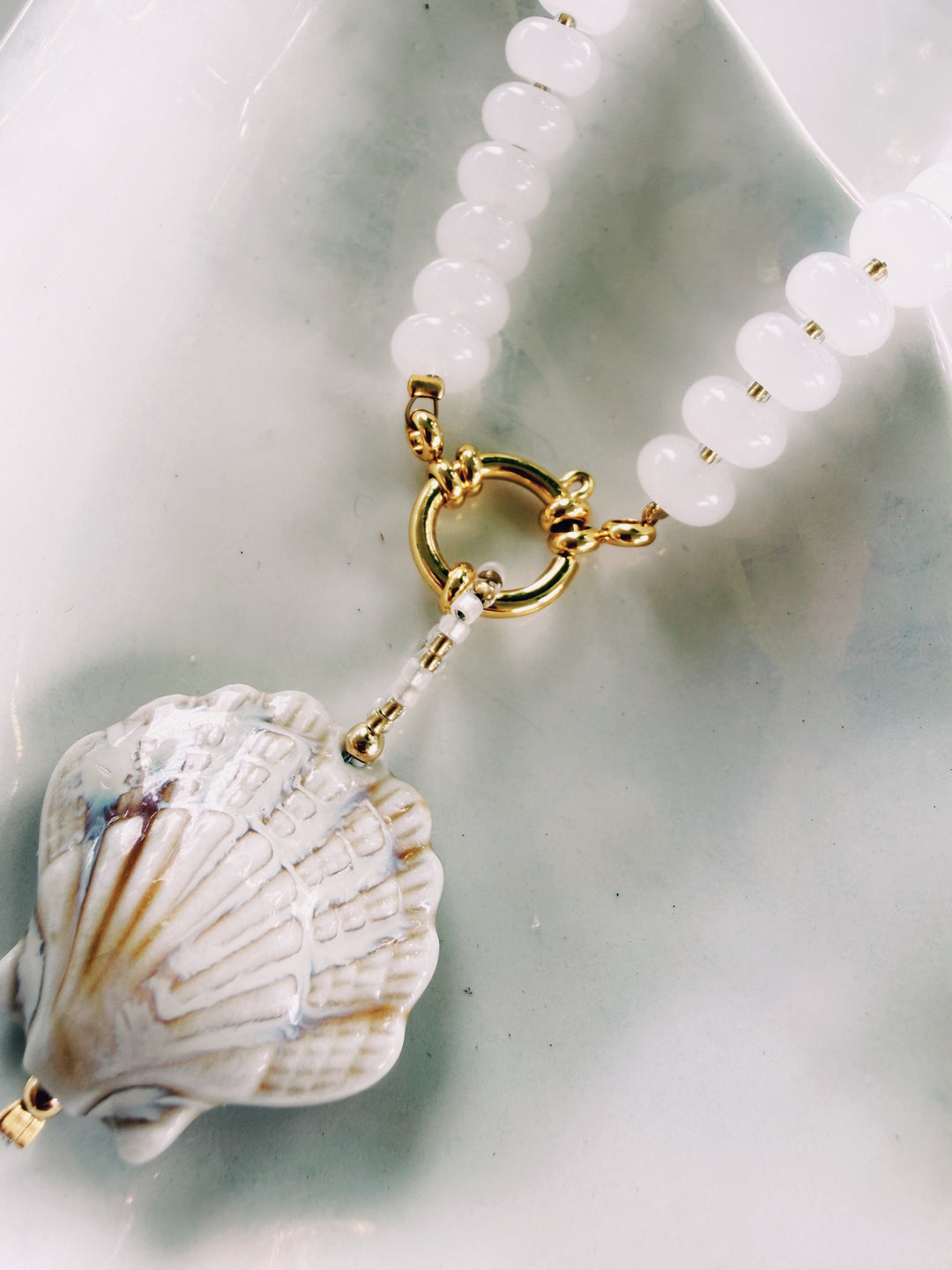 Glimmer Stone Necklace, Sunkissed