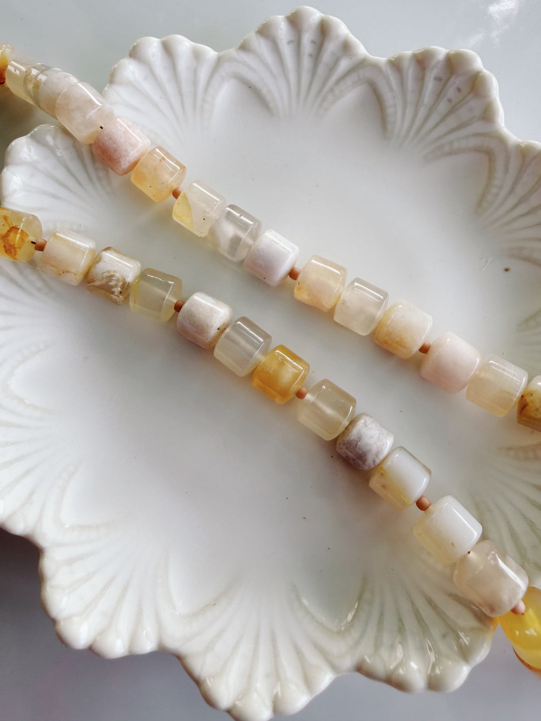 PURE Cherry Agate Gemstone Necklace