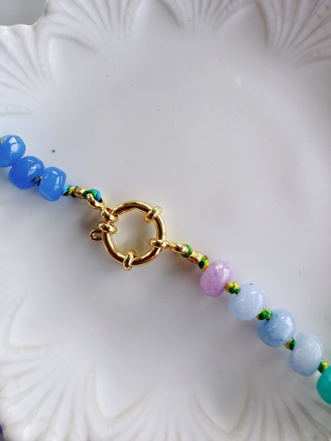 Esprit Knotted Gemstone Necklace