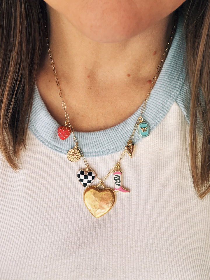 All Joy Charm Necklace, Charm Society