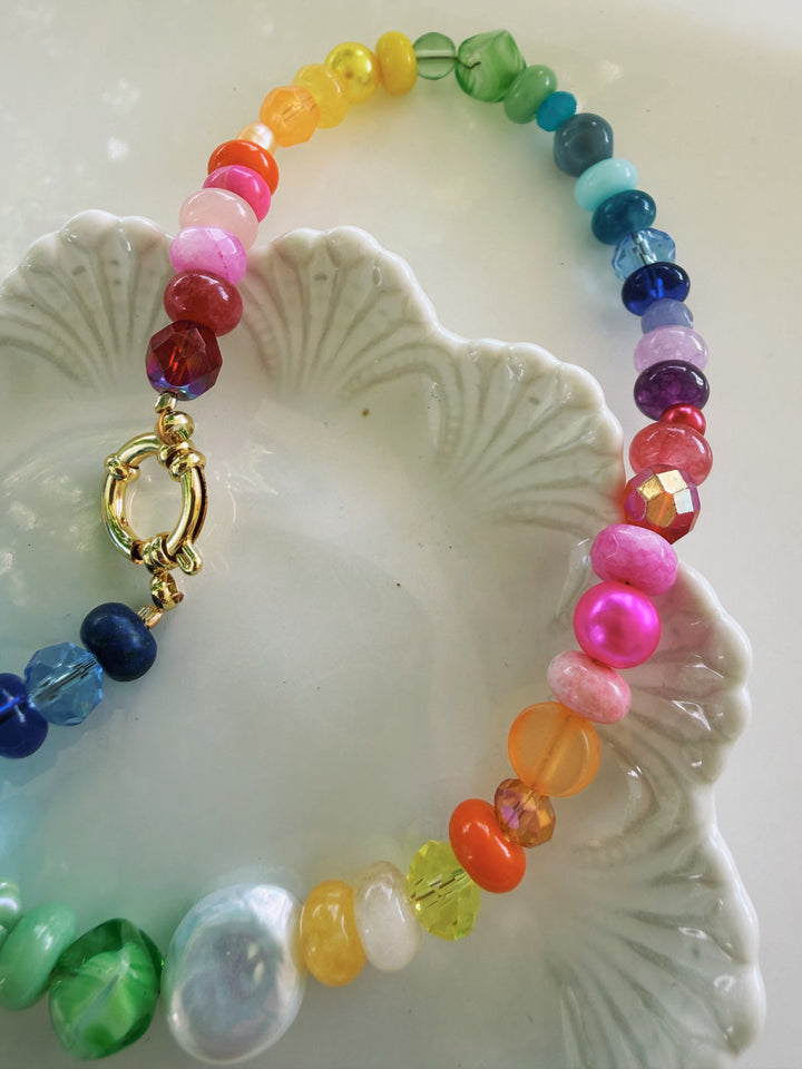 Kaleidoscope Necklace, Marine Dreams