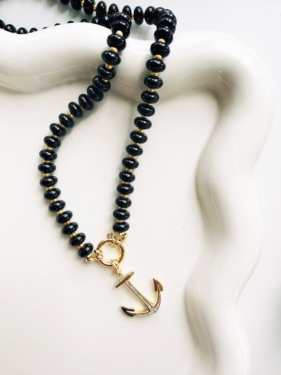 Black + Gold Necklaces, Game Day