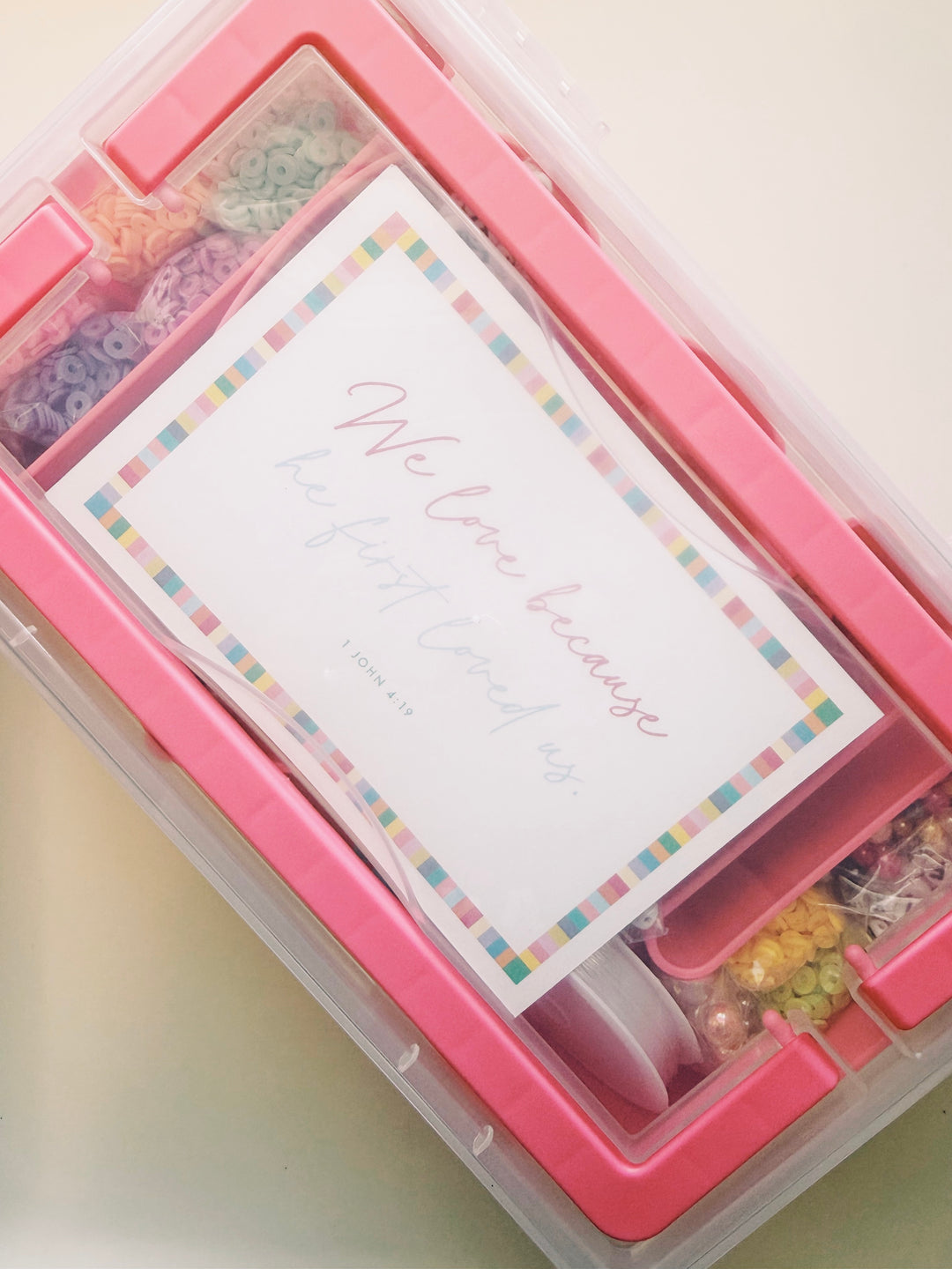 I Heart You Bracelet Kit with Memory Verses