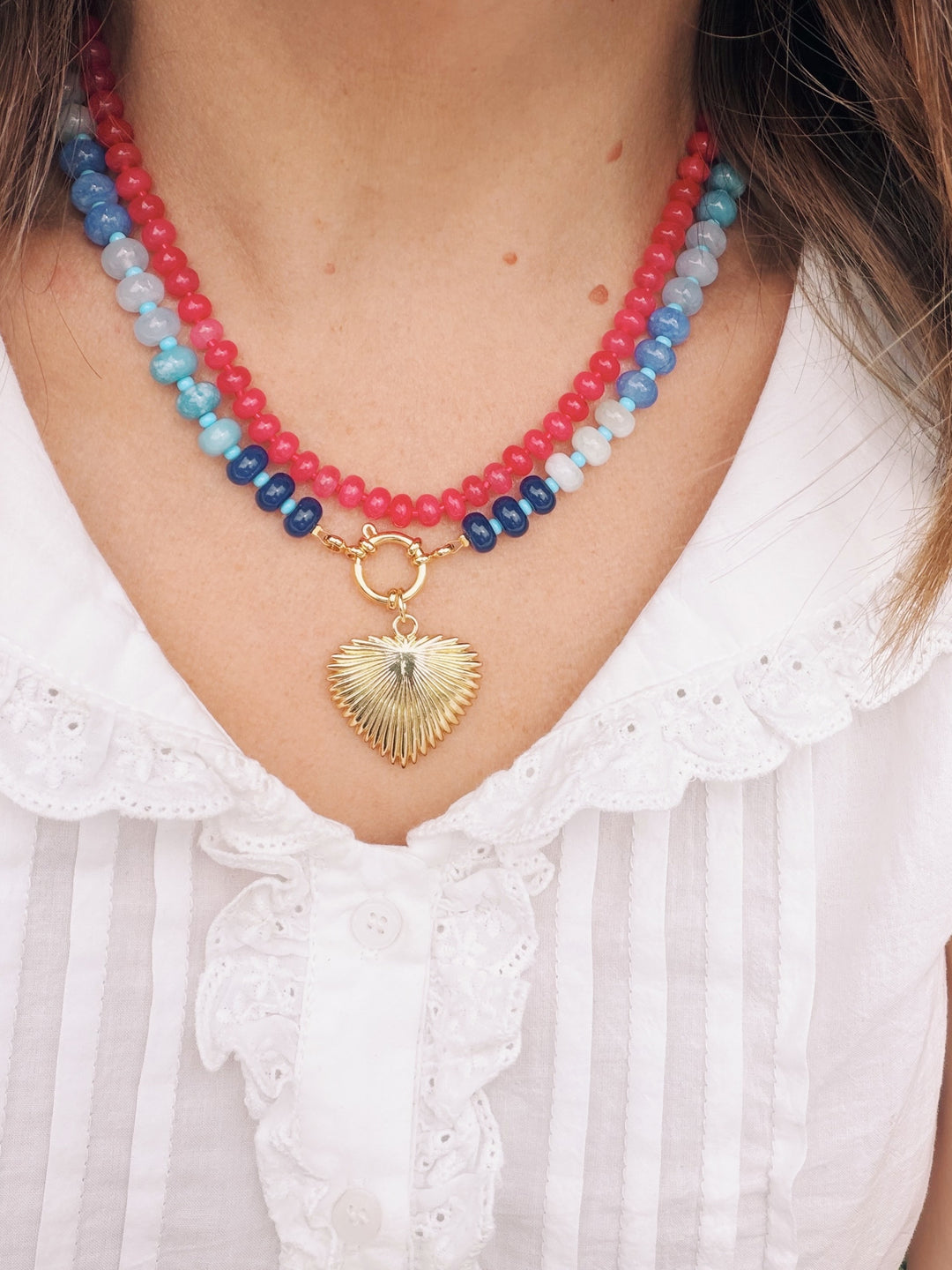 Open Skies Stone Necklace, America 250