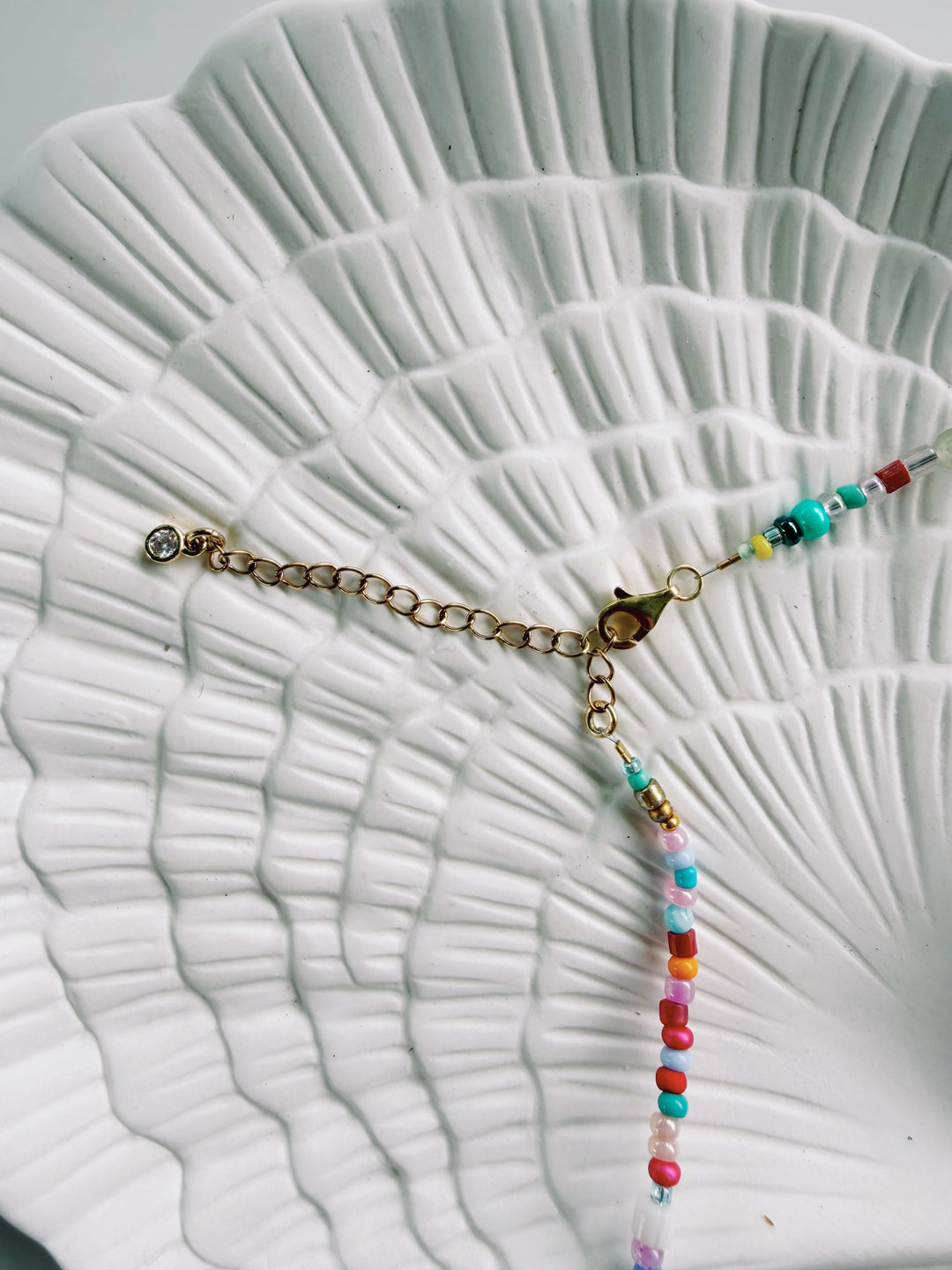 Mixed Media Necklace, Bead Girl Summer