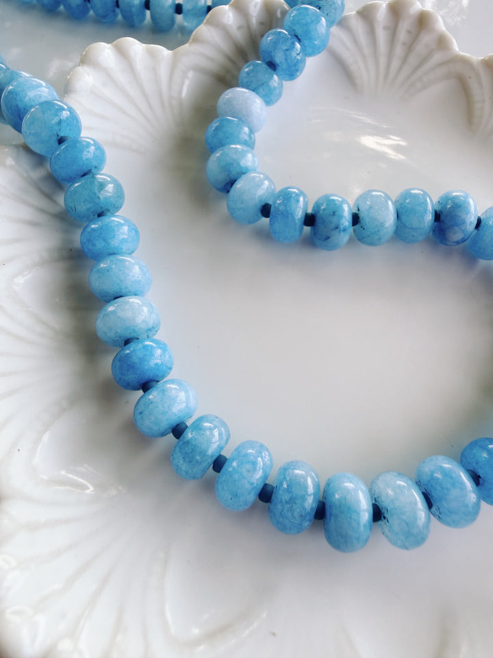 Cornflower Gemstone Necklace