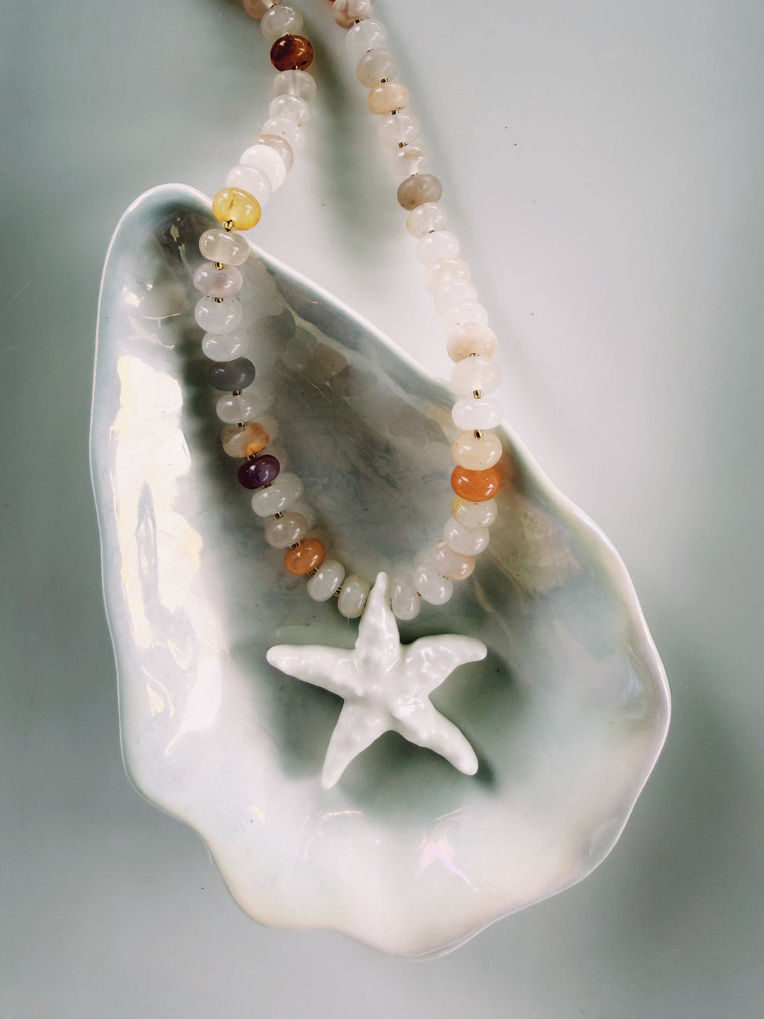 Starfish Desert Stone Necklace, Sunkissed