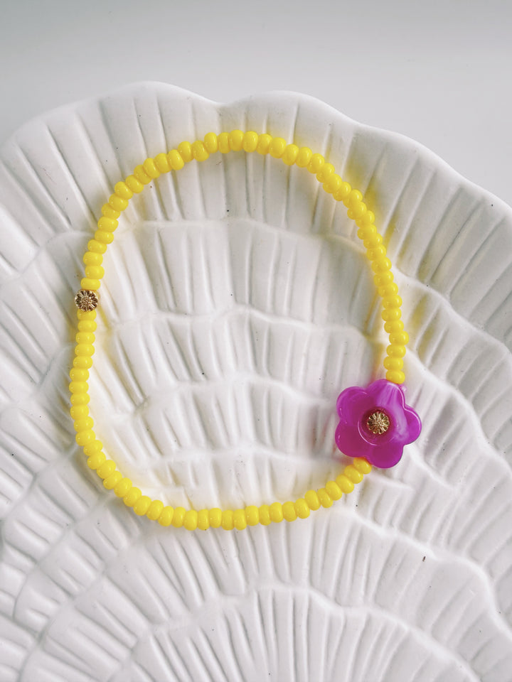 Flower Power Bracelet, Bead Girl Summer