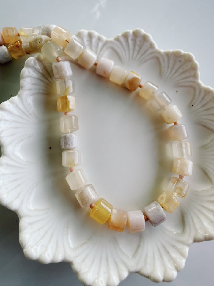 PURE Cherry Agate Gemstone Necklace