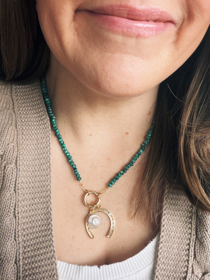 Verdant Charm Necklace, Sweater Weather