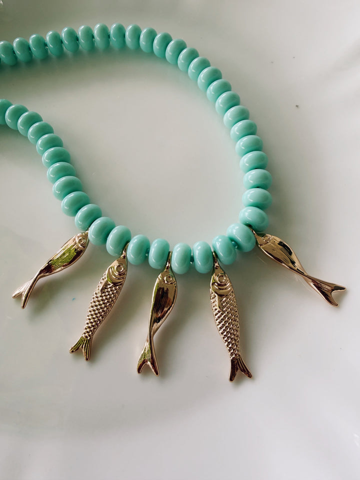 Summer Catch Necklace, Summer Brights