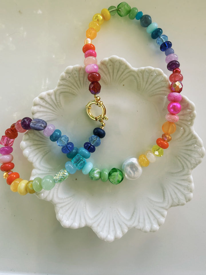 Kaleidoscope Necklace, Marine Dreams