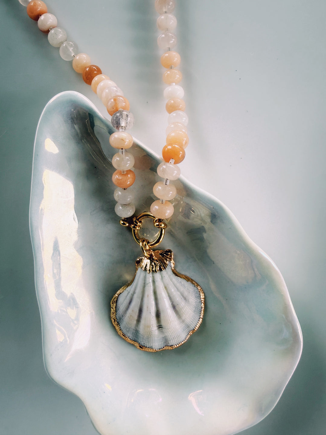 Sunset Stone Necklace, Sunkissed
