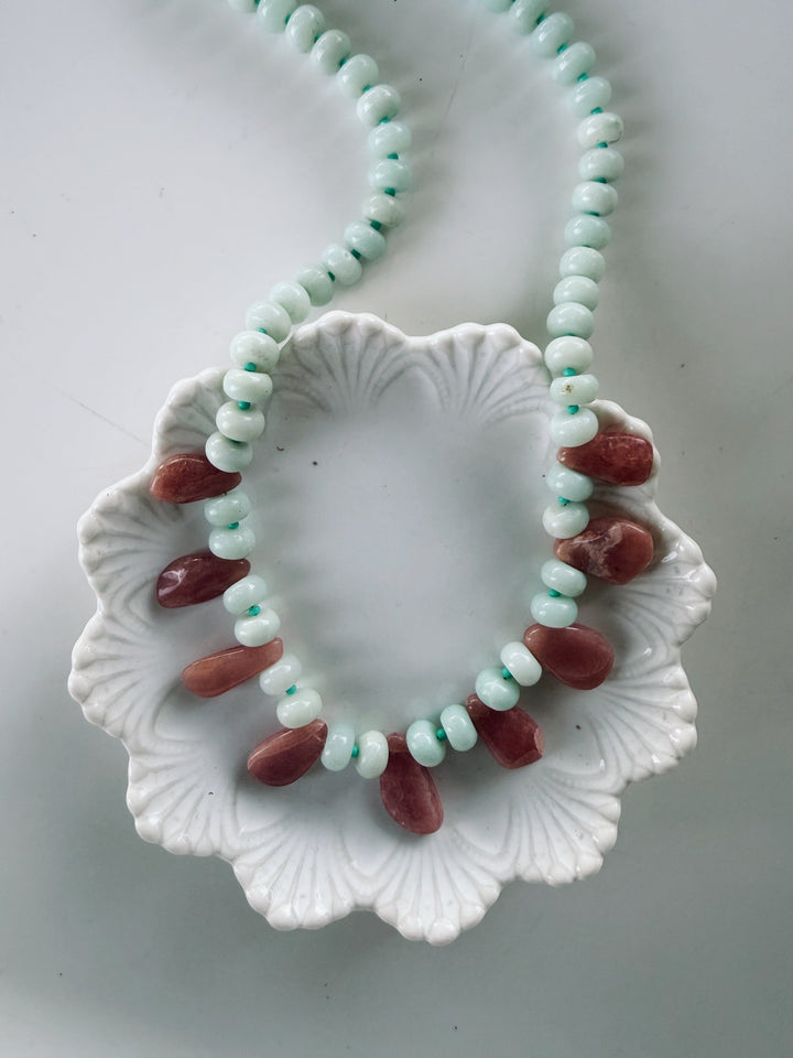 Inglenook Gemstone Necklace, Autumn Heirloom