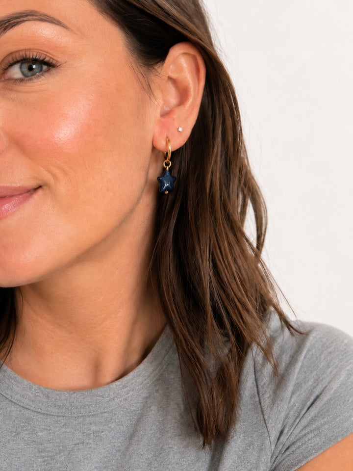Midnight Earrings, Stars