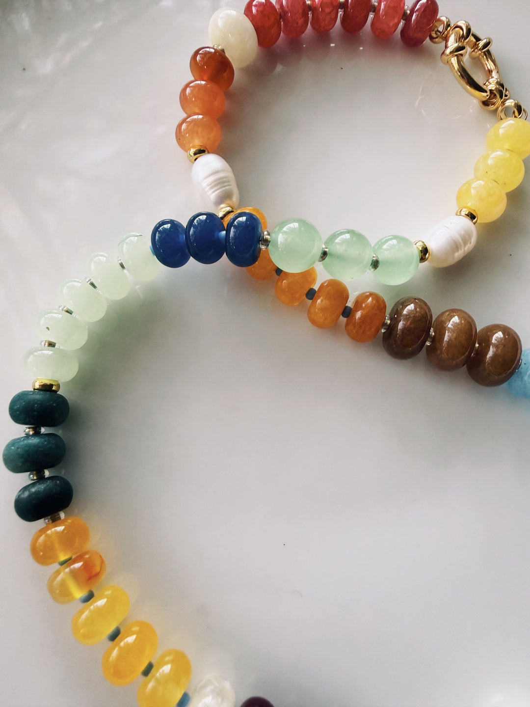 Patchwork Gemstone Necklace, Sweet Heritage
