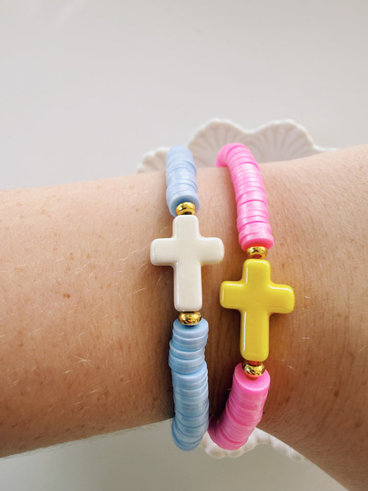 Chunky Cross Bracelet
