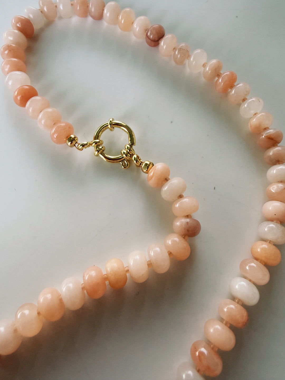 Sunset Gemstone Necklace, Autumn Heirloom