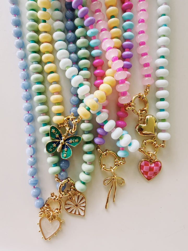 Cutie Acrylic Necklace, Back to School