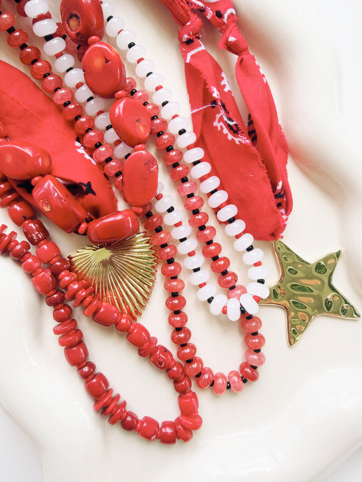 Red + Black Necklaces, Game Day