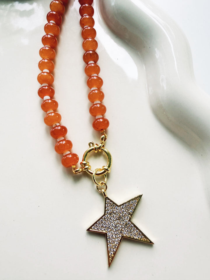 Burnt Orange Necklaces, Game Day