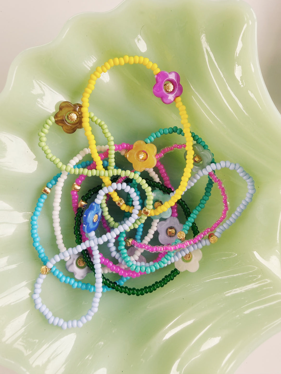 Flower Power Bracelet, Bead Girl Summer