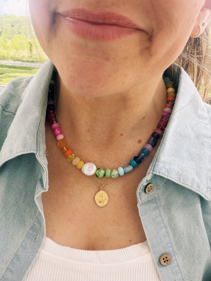 Kaleidoscope Necklace, Marine Dreams