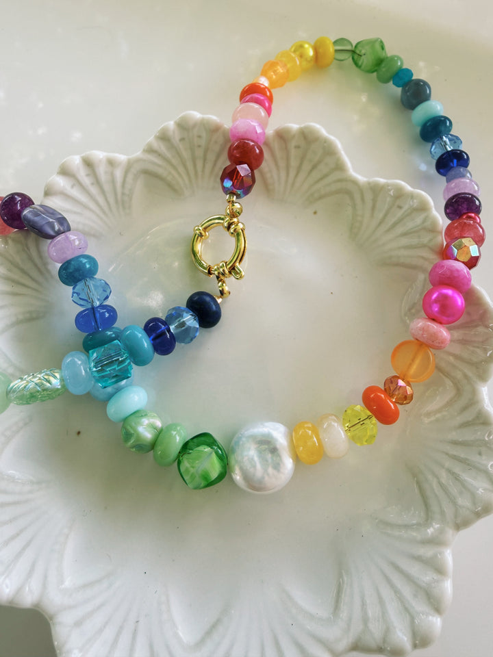 Kaleidoscope Necklace, Marine Dreams