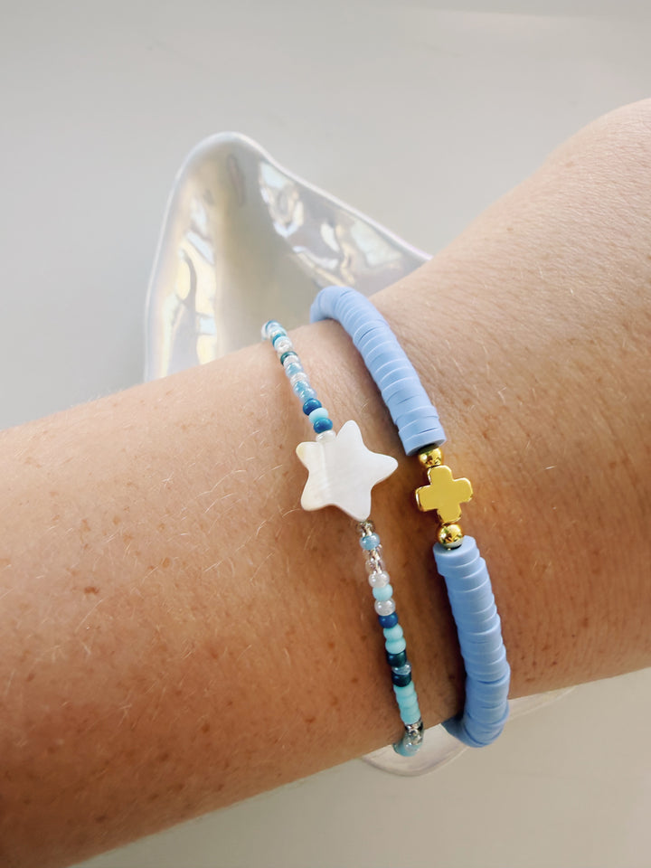 Mother of Pearl Star Bracelet