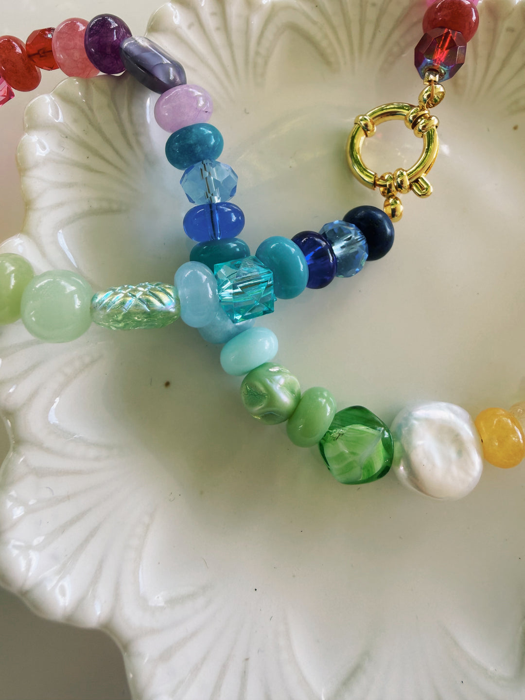 Kaleidoscope Necklace, Marine Dreams