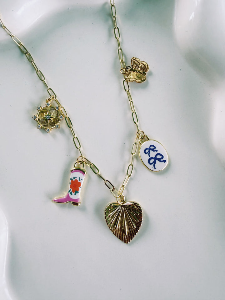 Western Sweetheart Charm Necklace, Charm Society