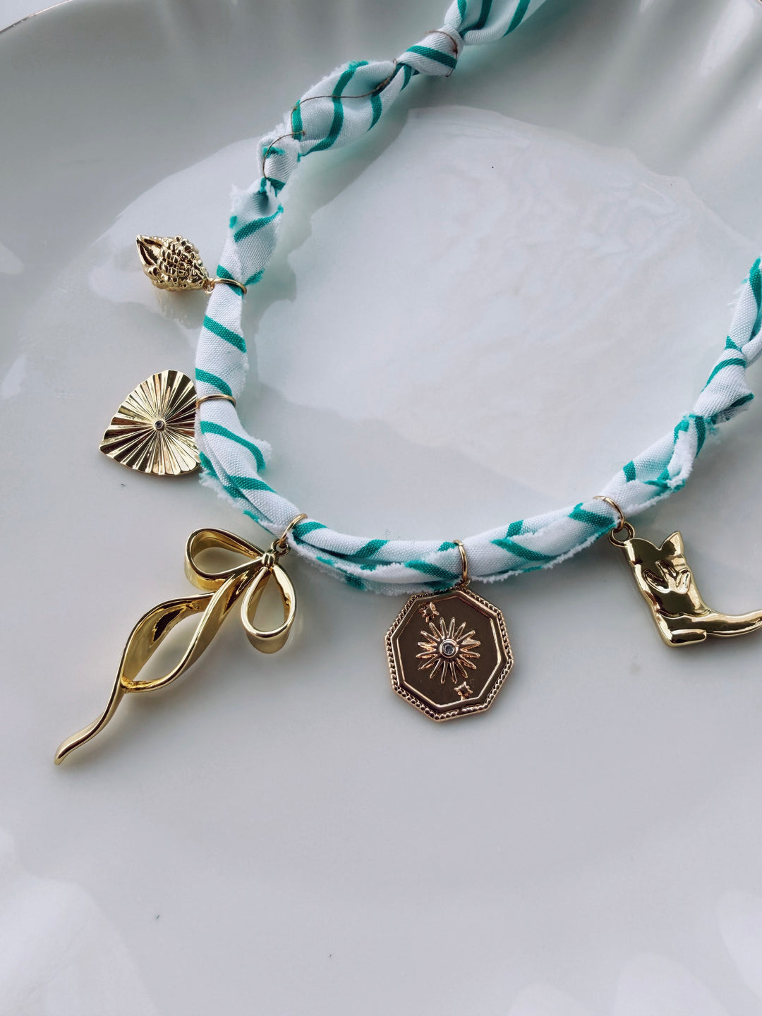 Spring Bandana Necklace, Birthday Collection