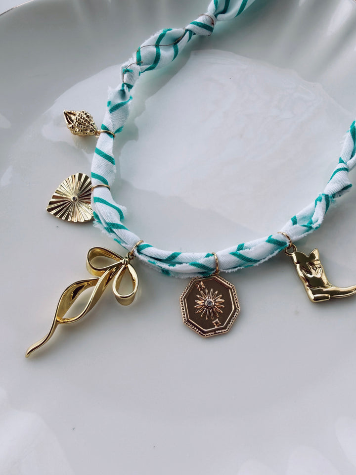 Spring Bandana Necklace, Birthday Collection