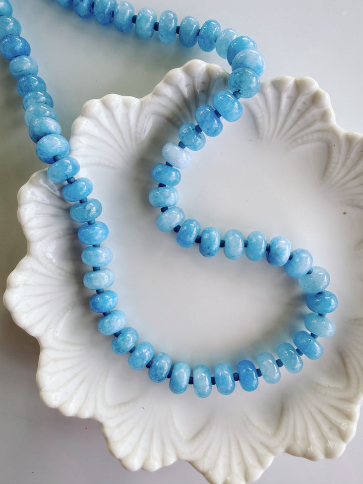 Cornflower Gemstone Necklace